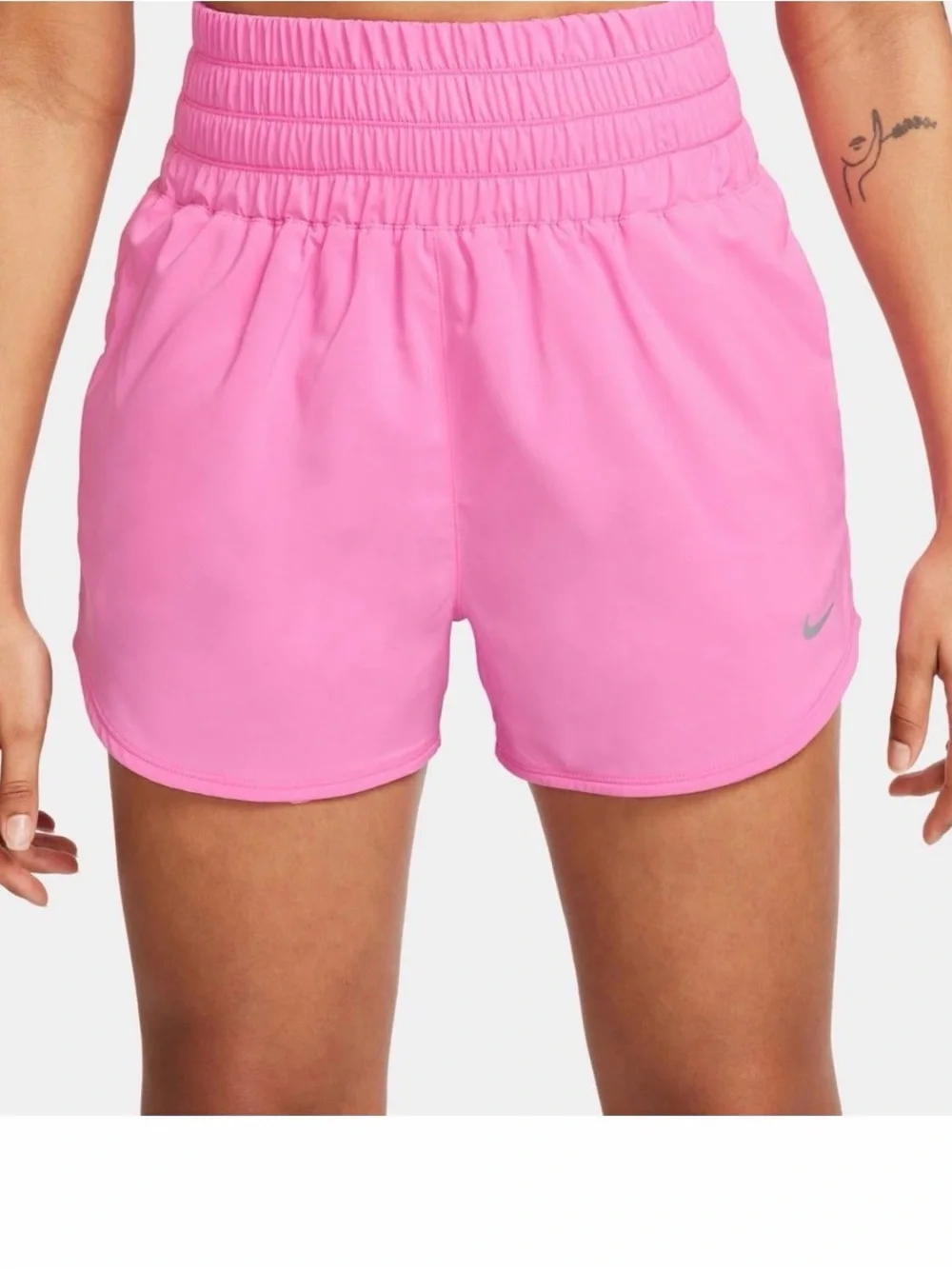 Nike One Dri-FIT Pink High-Waisted 3